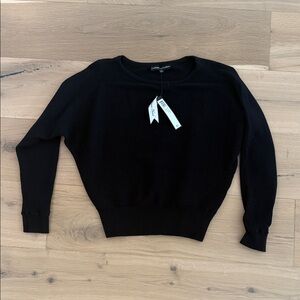 Catherine Malandrino Classic Black Crew Neck Sweater